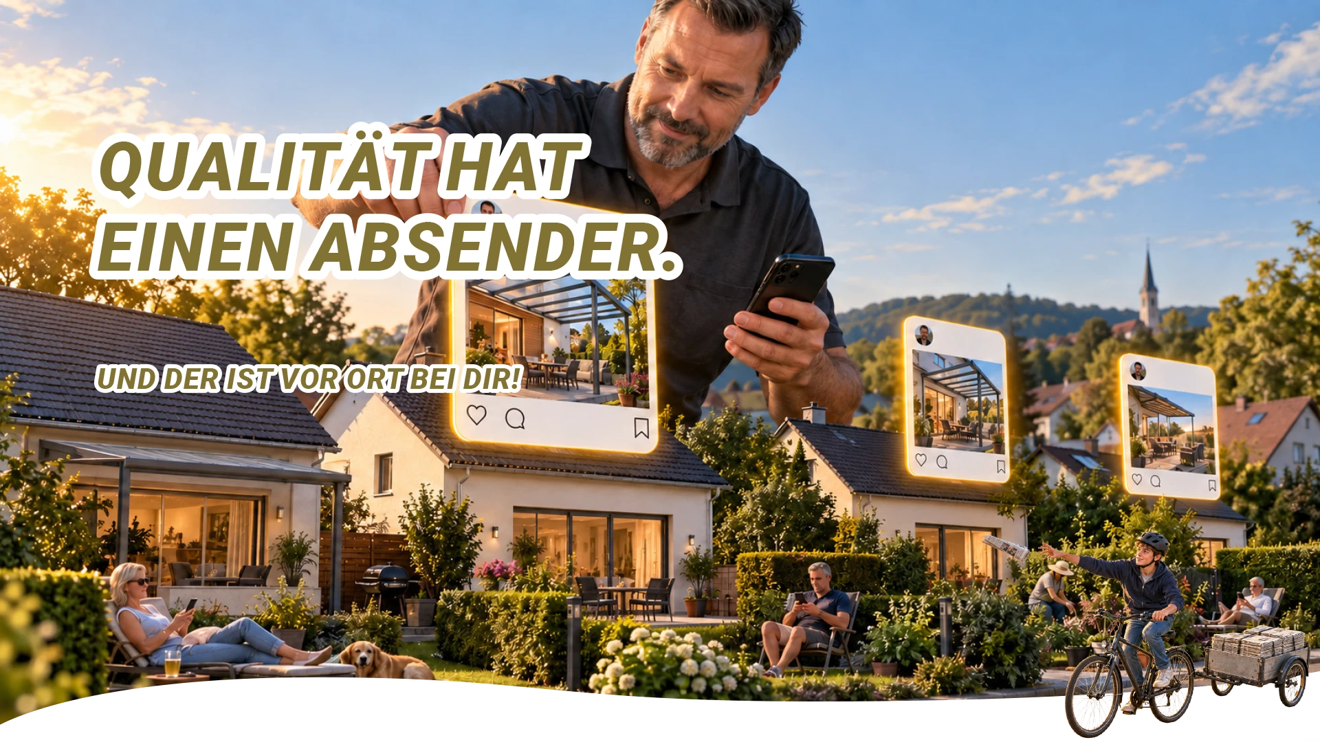 Moderner Wintergarten mit Glasfront und Lamellendach als stilvolle Terrassenüberdachung