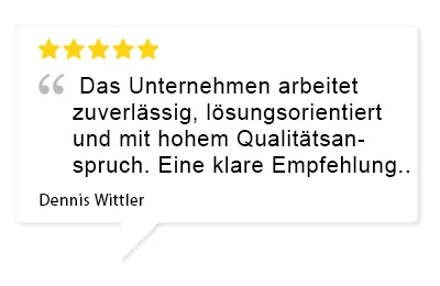 Bewertung Kunde