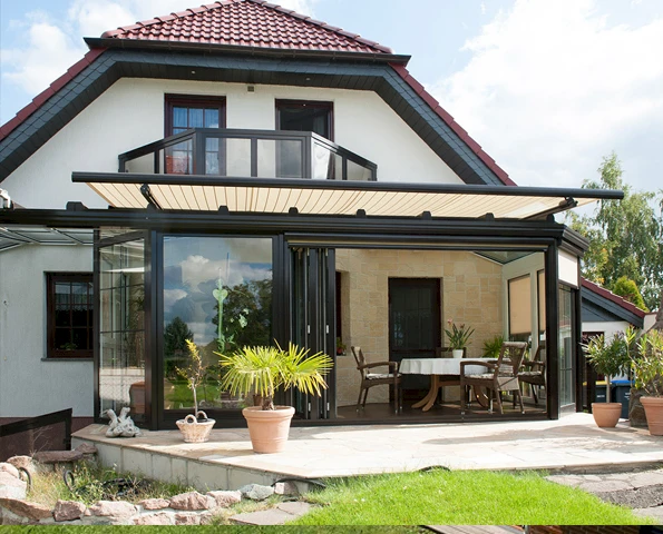 Wintergarten am Haus