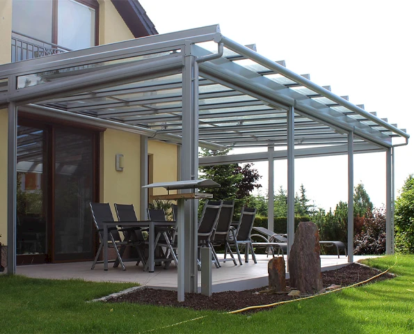 Haus Garten Terrassenüberdachung