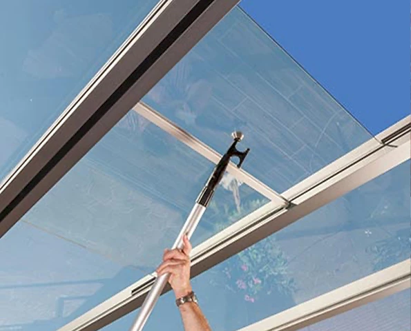 Wartung eines Glases