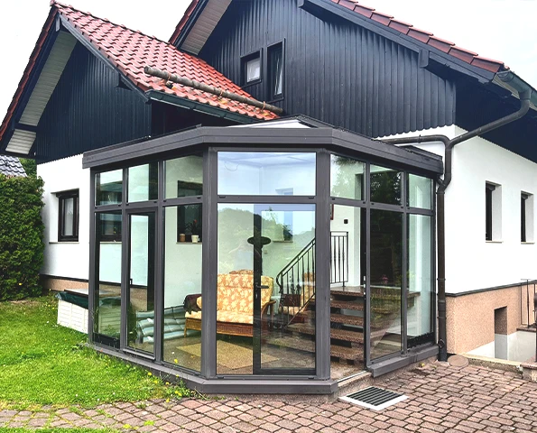 Wintergarten am Haus