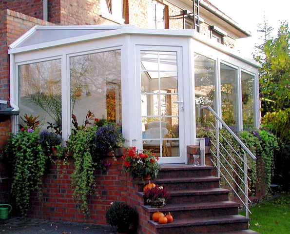 Wintergarten am Haus