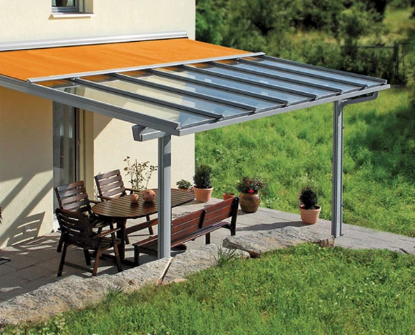 Haus Garten Terrassenüberdachung