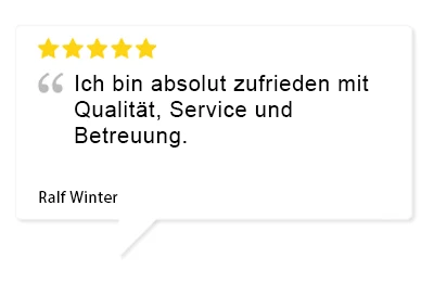 Bewertung Kunde