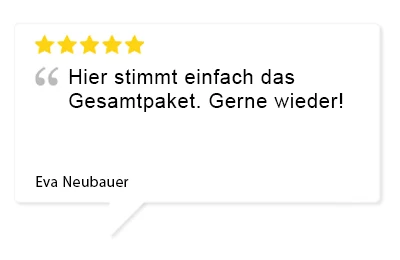 Bewertung Kunde