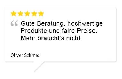 Bewertung Kunde