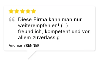 Bewertung Kunde
