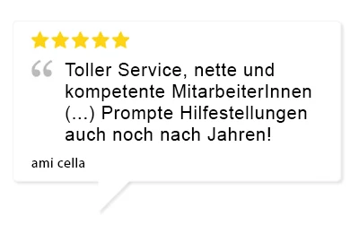 Bewertung Kunde