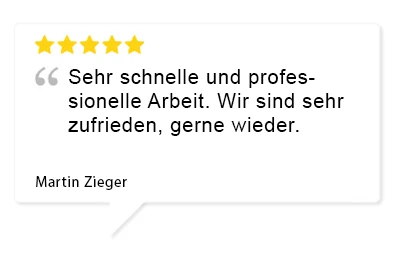 Bewertung Kunde