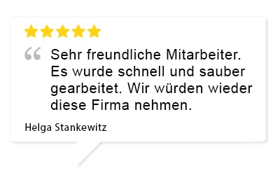 Bewertung Kunde