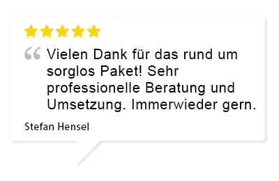 Bewertung Kunde