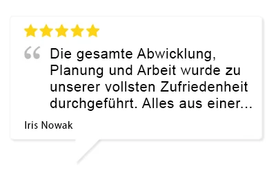 Bewertung Kunde