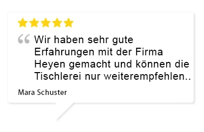 Bewertung Kunde