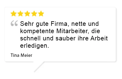 Bewertung Kunde