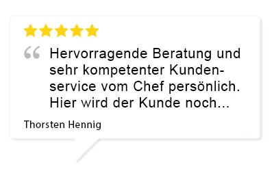 Bewertung Kunde
