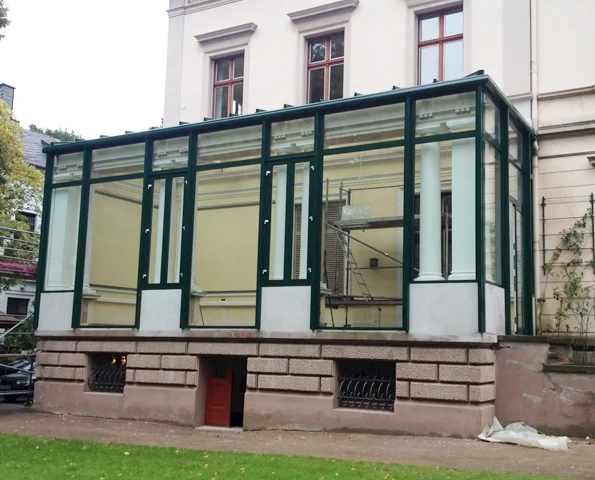 Wintergarten einer Villa