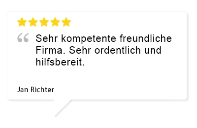 Bewertung Kunde