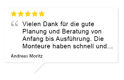 Bewertung Kunde