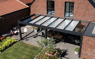 Terrassenüberdachung mit Markisen