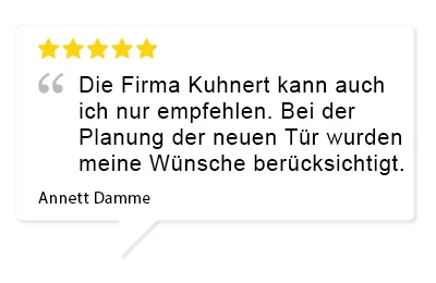 Bewertung Kunde