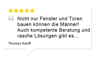 Bewertung Kunde