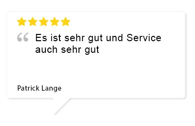Bewertung Kunde