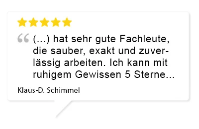Bewertung Kunde