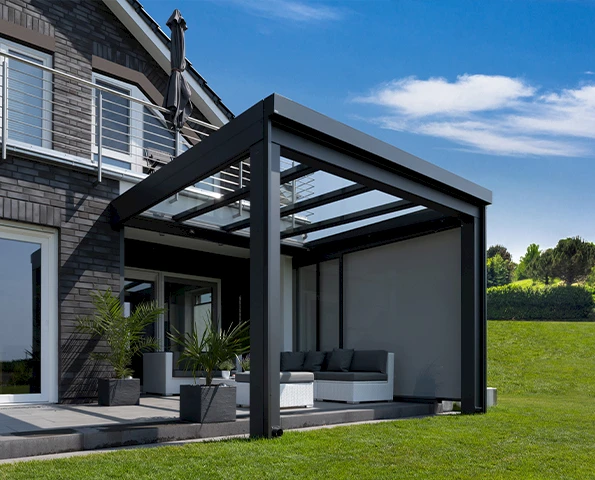 Terrassenüberdachung unten