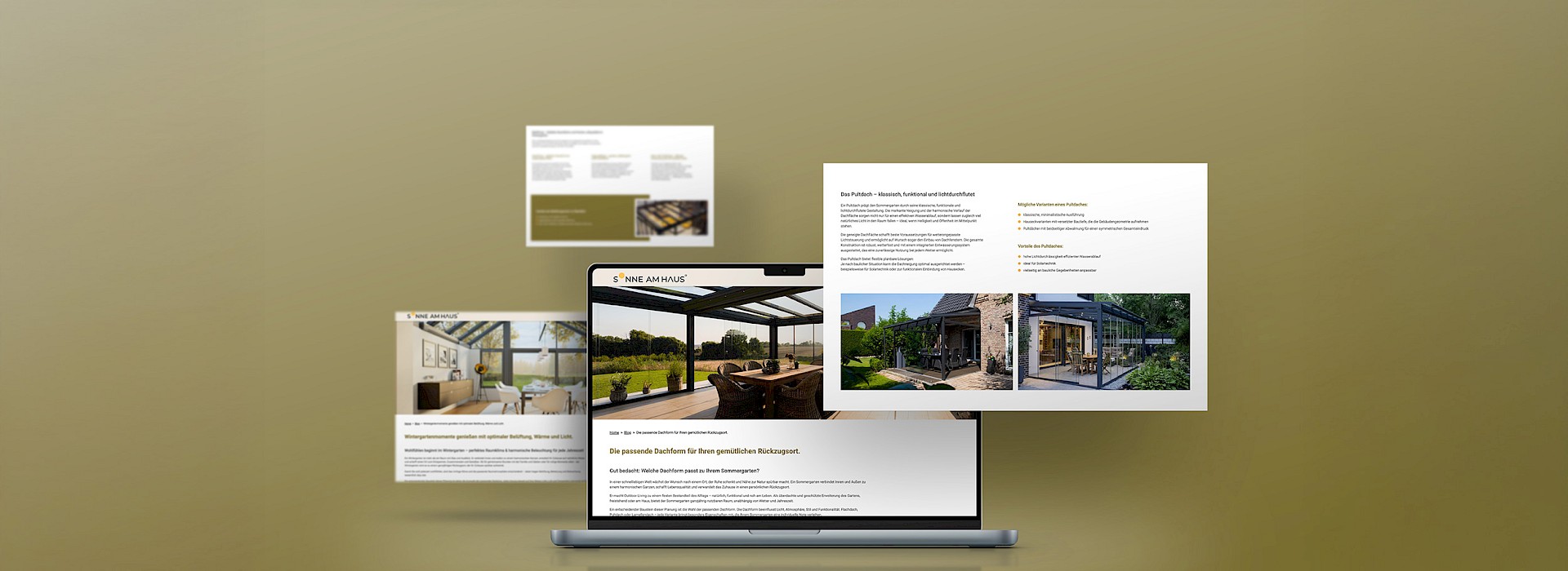 Einfamilienhaus mit eleganter Glas-Terrassenüberdachung und seitlichen Schiebeelementen, modernes Outdoor-Wohnzimmer