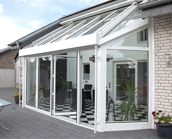 Wintergarten einer Villa