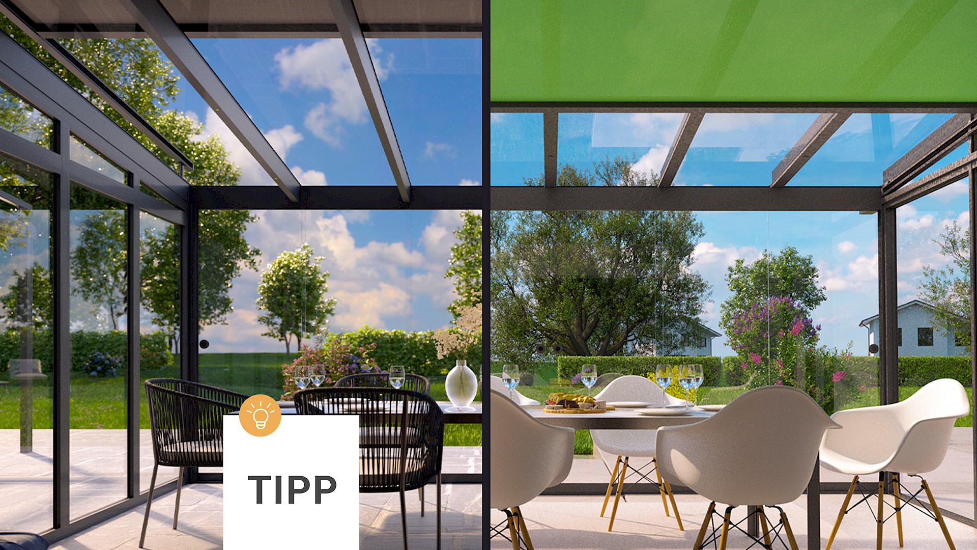 Sunchill® – hochwertiges Terrassendach aus Aluminium