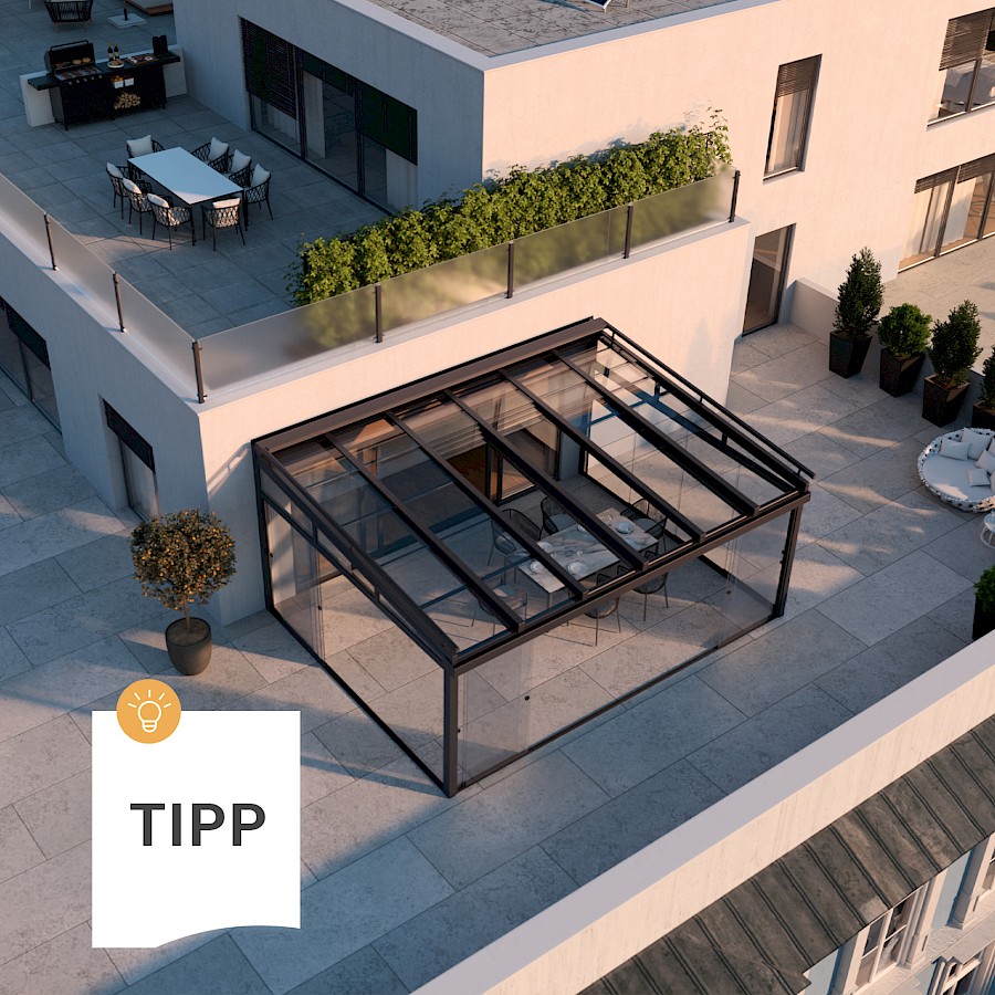 Glas-Schiebe-Dach – flexible Terrassenüberdachung mit Premiumanspruch