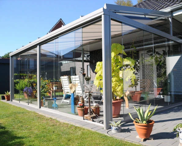 Terrassenüberdachung unten