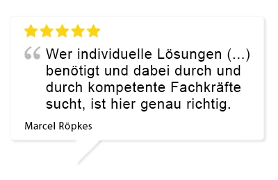 Bewertung Kunde