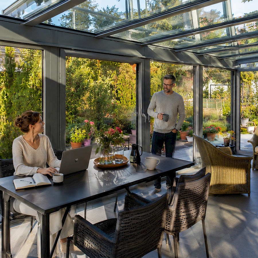 Wohnraumerweiterung durch beheizten Wintergarten