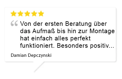 Bewertung Kunde
