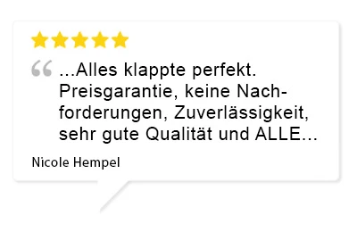 Bewertung Kunde