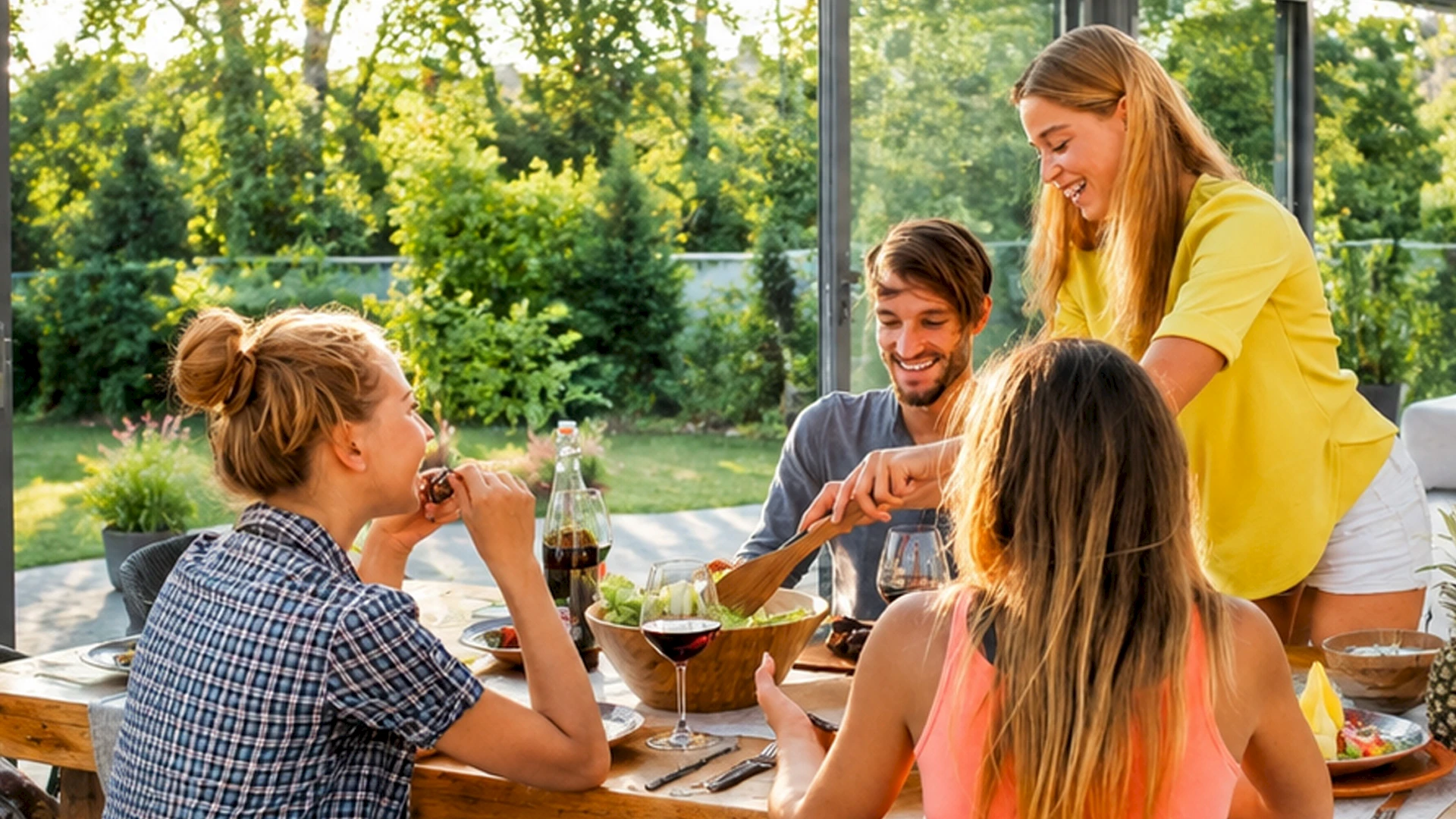Sommerküche im Sommergarten