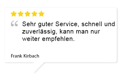 Bewertung Kunde