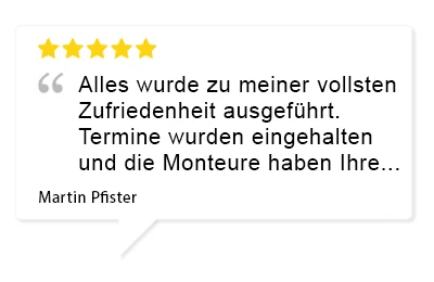 Bewertung Kunde