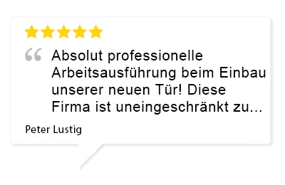Bewertung Kunde