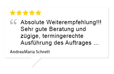 Bewertung Kunde